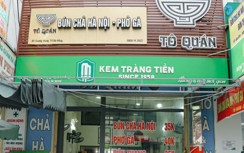 Tô Quán chuyên Bún chả, kem Tràng Tiền chuẩn vị Hà Nội