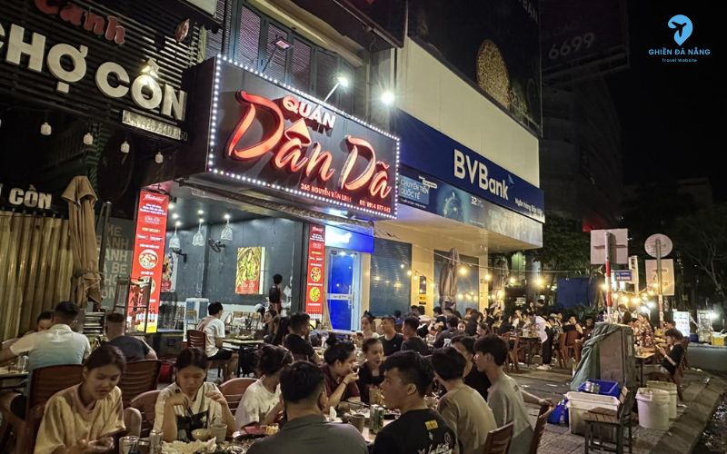 Dân Dã Quán – quán nhậu đêm khuya đà nẵng