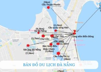 Bản đồ du lịch Đà Nẵng 2025 mới nhất, đầy đủ nhất