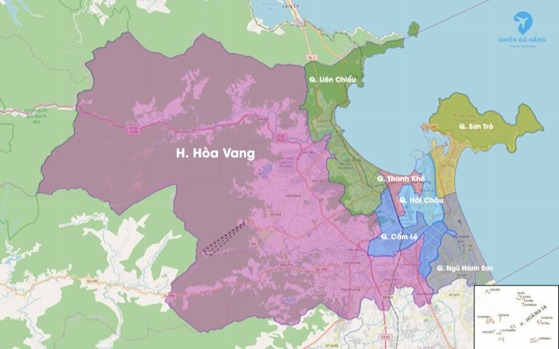 Các quận ở Đà Nẵng bao gồm những quận nào?