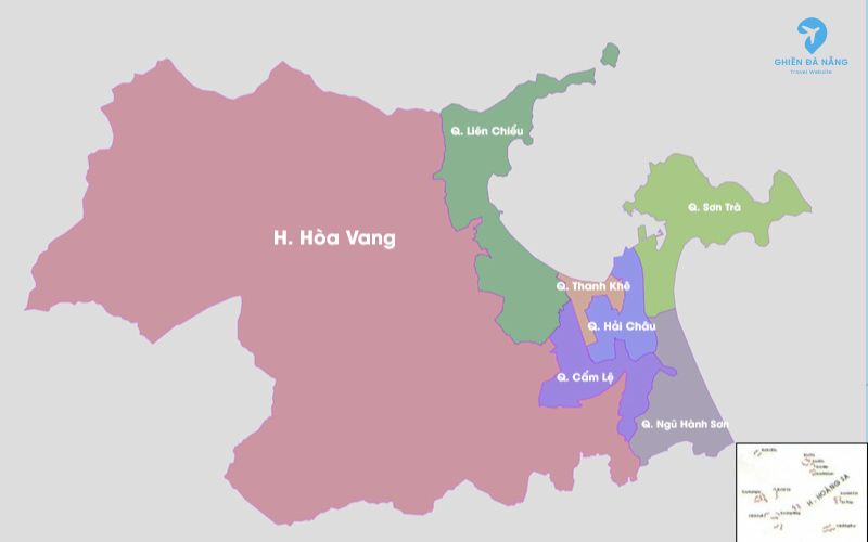 Thành phố Đà Nẵng gồm mấy quận huyện?