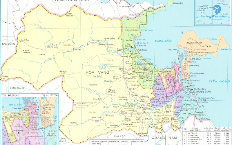 Diện tích Đà Nẵng sau sáp nhập là bao nhiêu?
