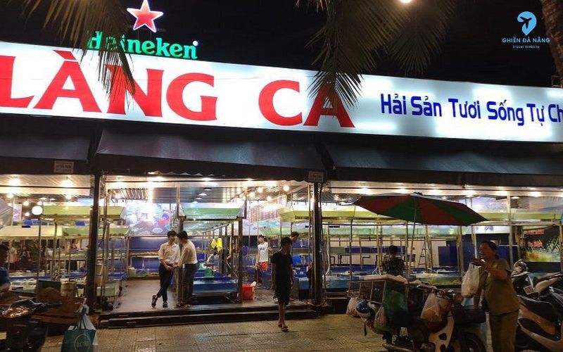 Nhà hàng Làng Cá - Quán nhậu hải sản ven biển Đà Nẵng giá hợp lý
