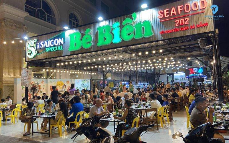 Hải sản Bé Biển - Quán hải sản bình dân view biển Đà Nẵng