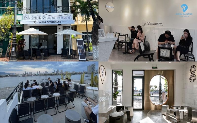 96 Coffee & Apartment - Quán cafe đường Bạch Đằng Đà Nẵng view đẹp