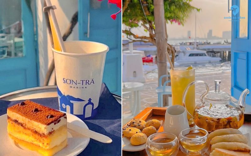 Đồ uống tại quán cafe Sơn Trà Marina