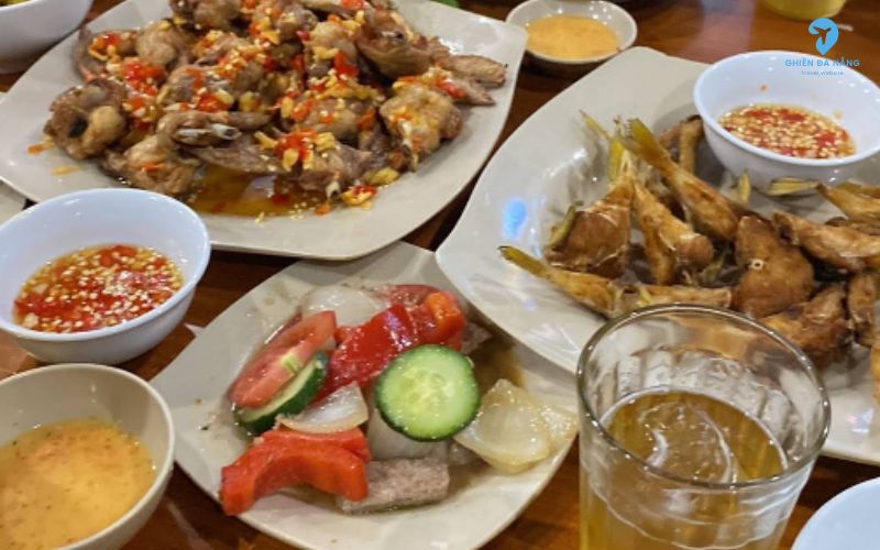 Menu và giá cả tại quán nhậu 9 Đích Đà Nẵng