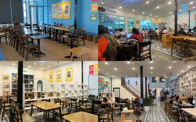 Không gian của quán Tinker Coffee Đà Nẵng