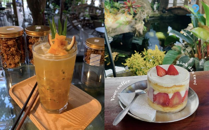 Menu đồ uống đa dạng tại VOỌC Souvenir Coffee