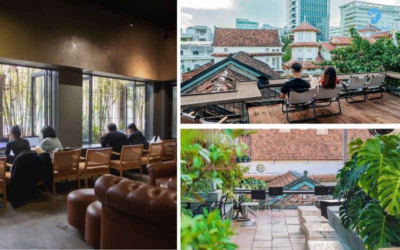 Không gian hoài cổ, xanh mát của quán cafe The 52 Đà Nẵng