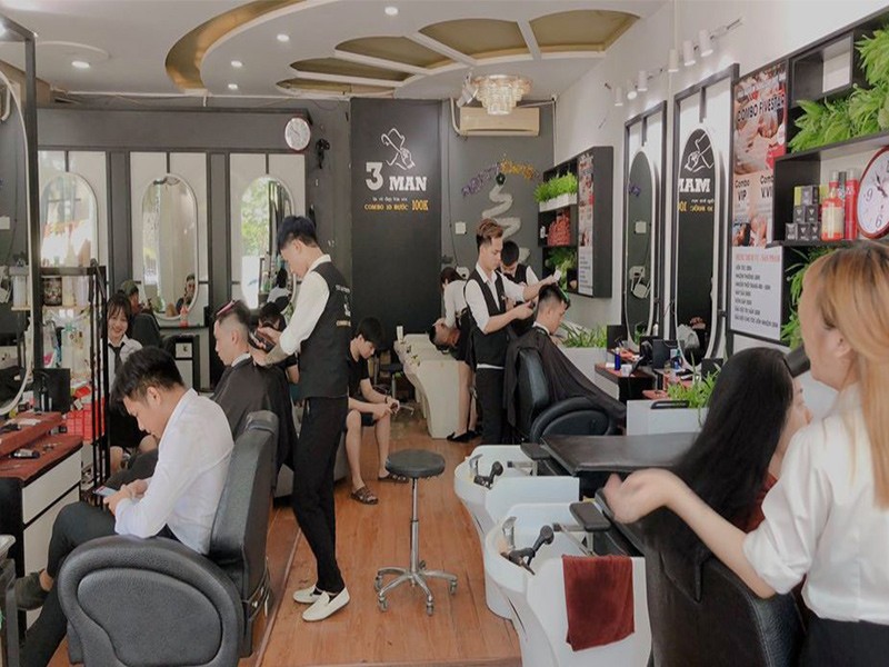 3Man Hair Salon – barber shop trẻ trung Đà Nẵng