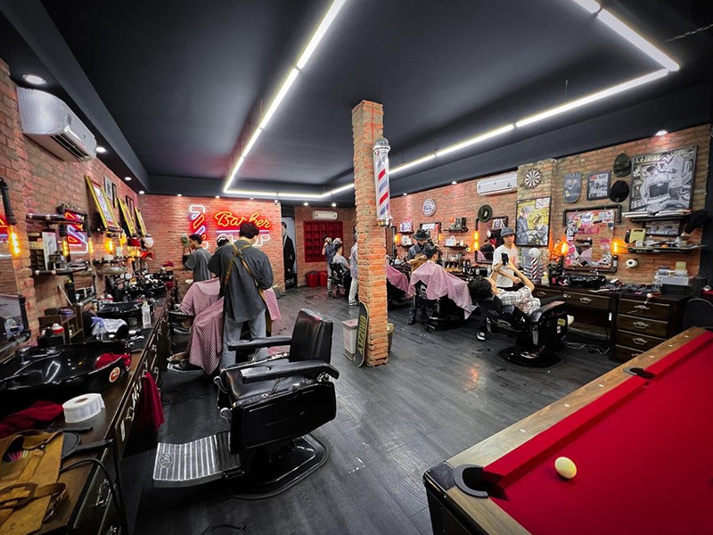 Viking Barbershop – tiệm tóc nam hiện đại Đà Nẵng