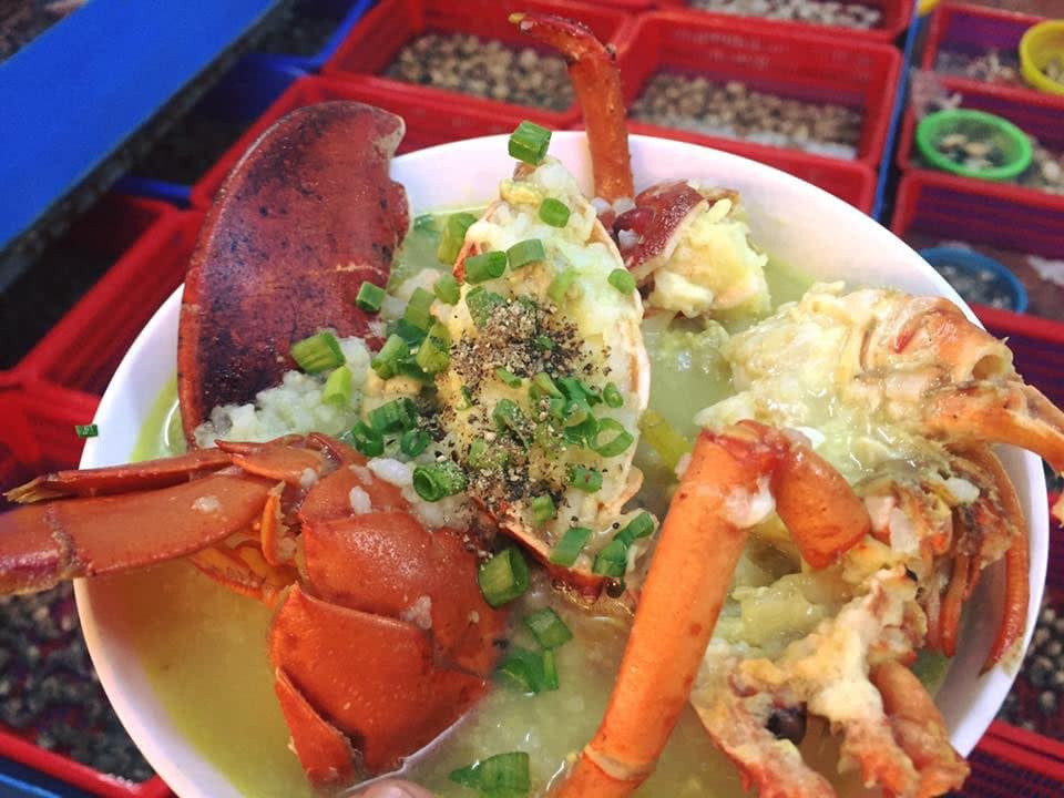 Cháo tôm hùm đầy đủ dinh dưỡng