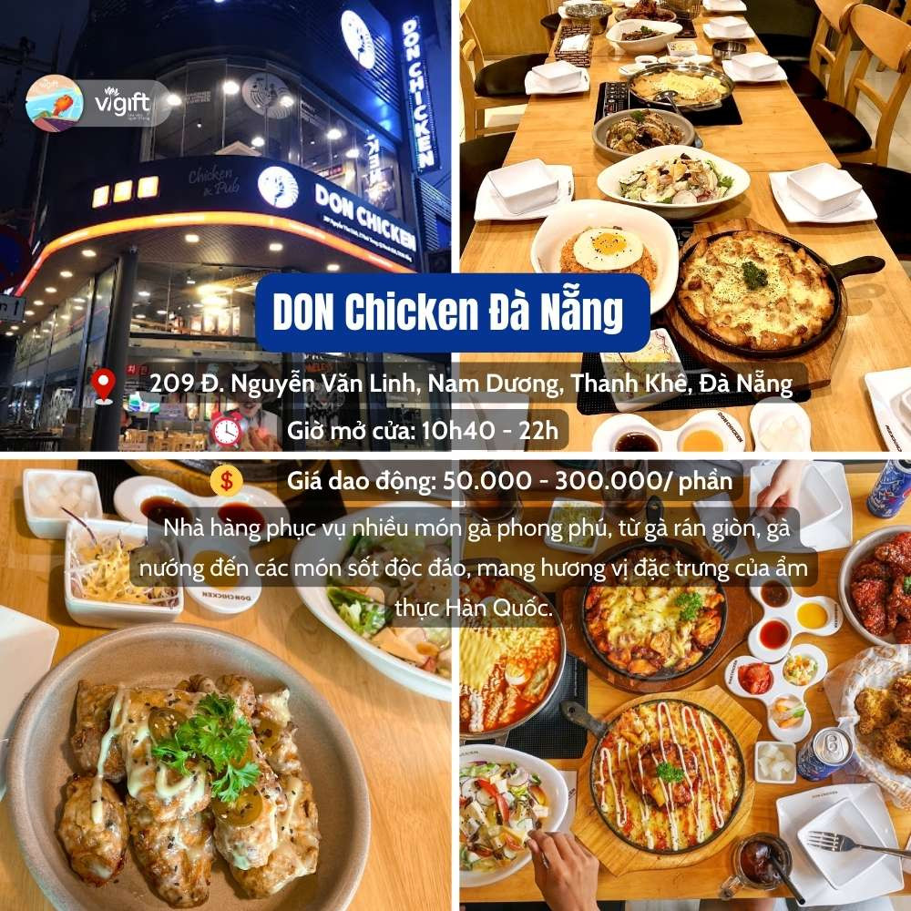 Nhà hàng Hàn Quốc ở Đà Nẵng - DON Chicken Đà Nẵng