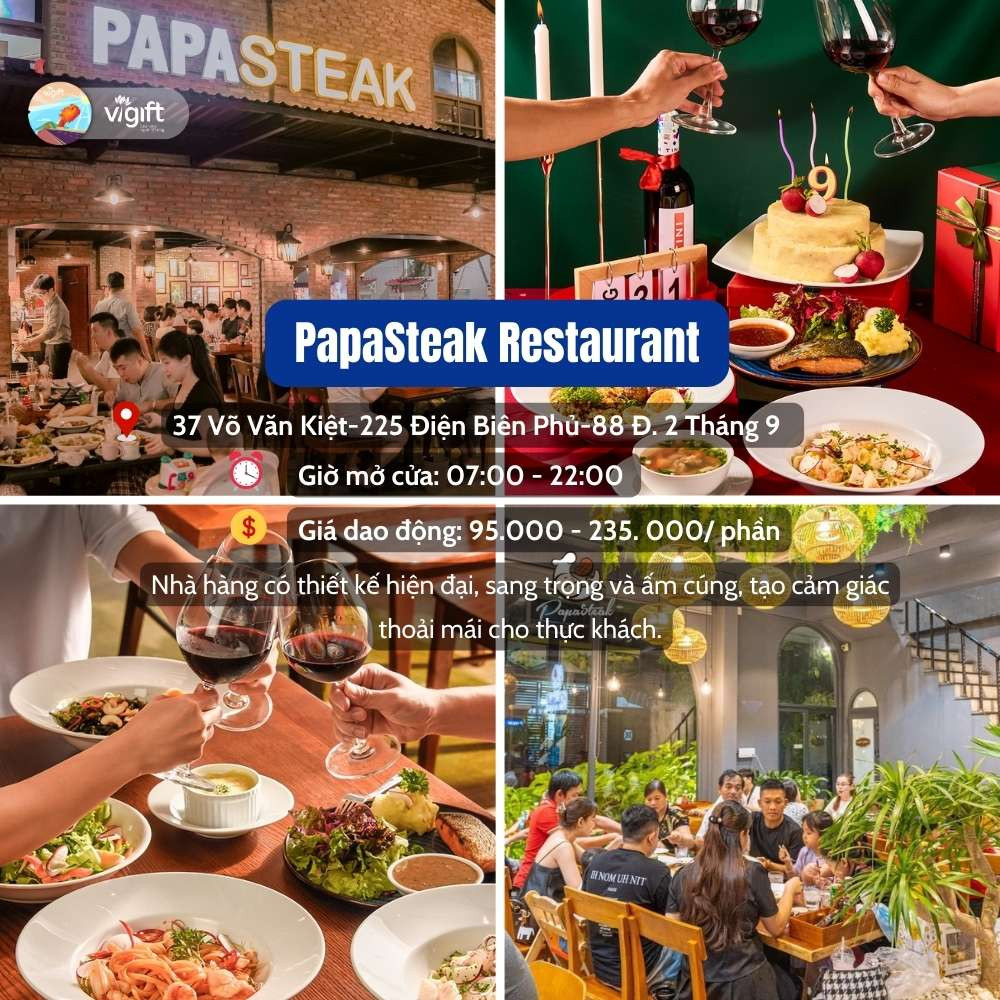 Nhà hàng Hàn Quốc ở Đà Nẵng - PapaSteak Restaurant