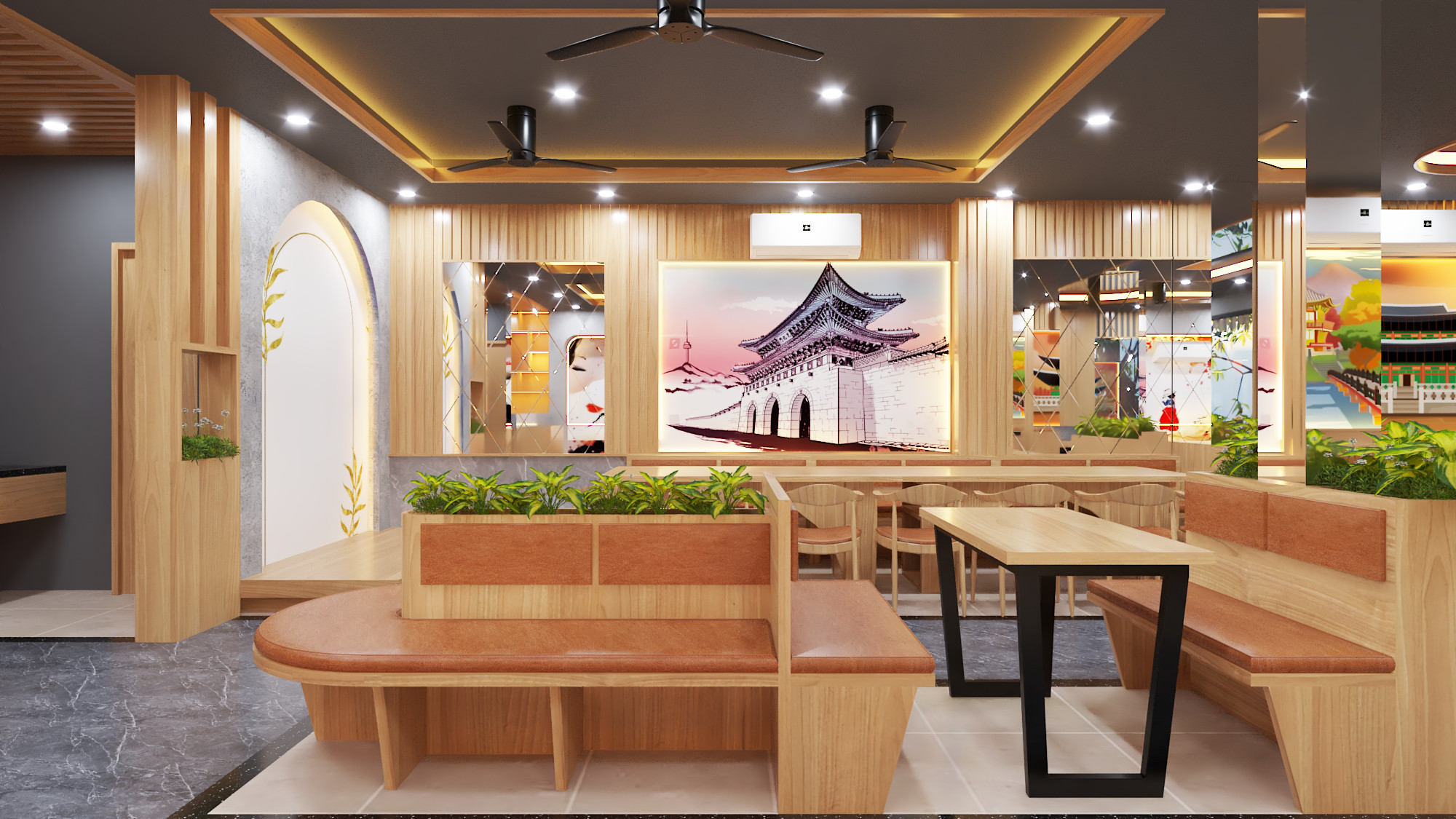 Không gian nhà hàng Mì Cay Seoul
