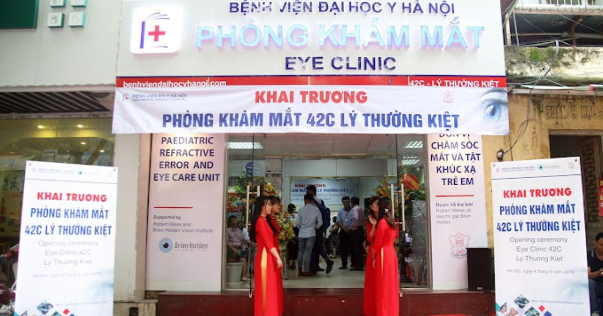 Phòng khám Mắt Bệnh viện Đại học Y 42C Lý Thường Kiệt