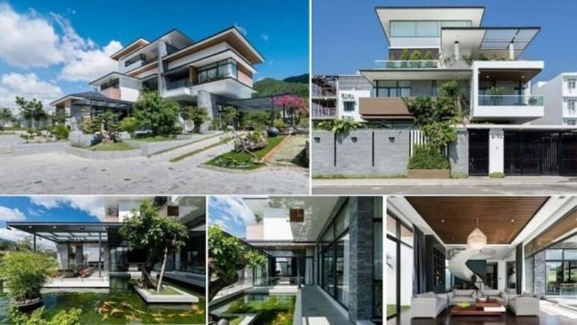 Công nhân đang thi công phần thô của ngôi nhà