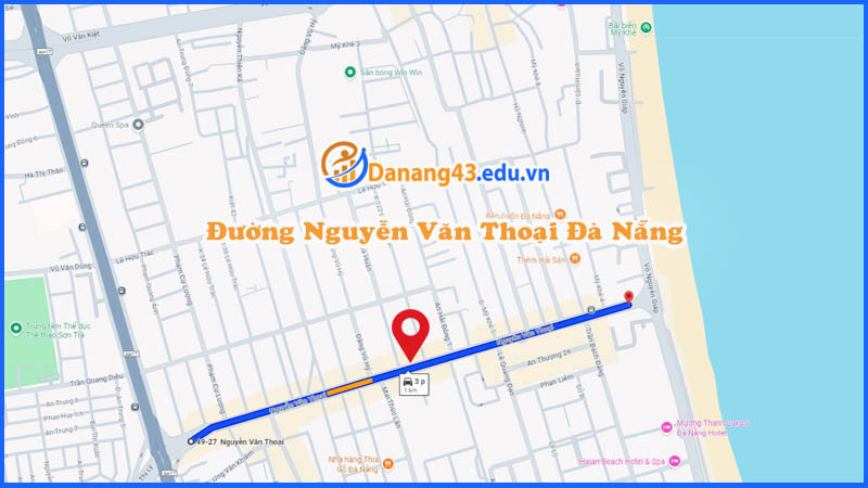 Cảnh quan đường Nguyễn Văn Thoại Đà Nẵng
