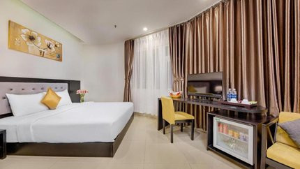 Phòng Superior với thiết kế ấm cúng