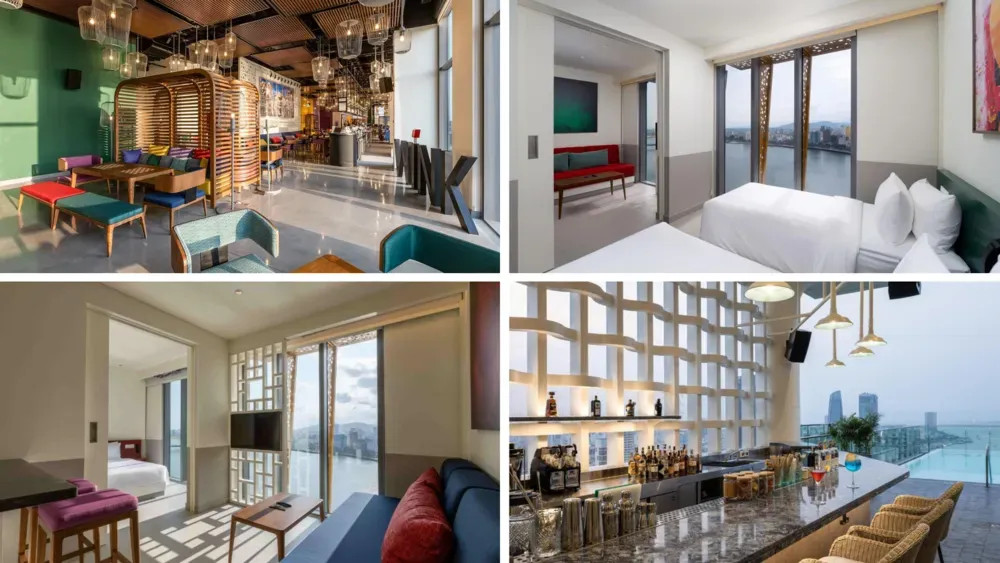 Tầm nhìn sông Hàn từ Wink Hotel Danang Riverside