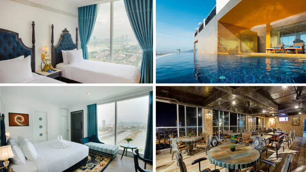 View thành phố lung linh từ Fivitel Danang Hotel