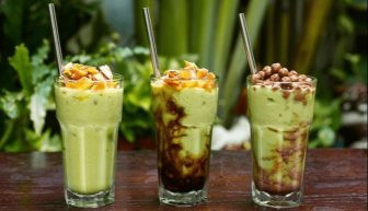 Kem bơ được mix cùng nhiều vị khác nhau