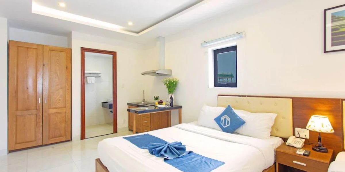Phòng Family tại Toàn Thắng Hotel với không gian thoáng đãng