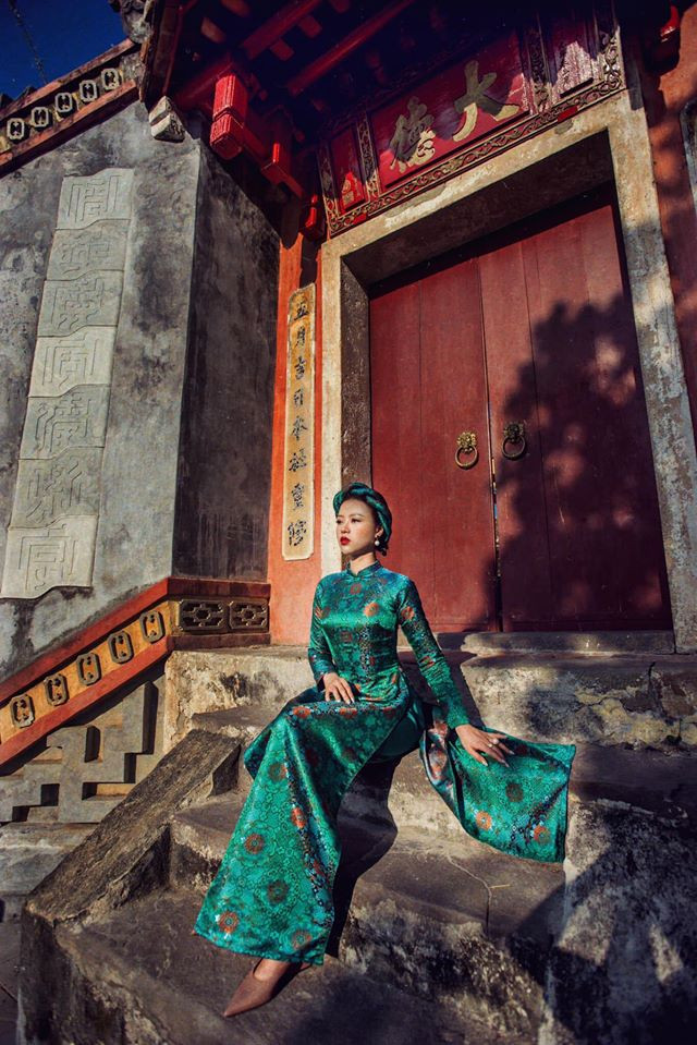 Set áo dài độc đáo
