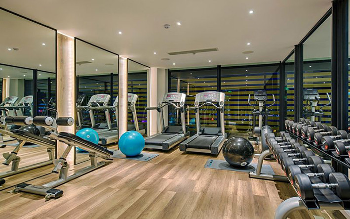 Phòng Gym với trang thiết bị hiện đại