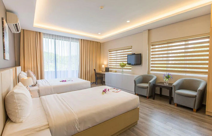 Phòng Superior giường đôi tại Khách sạn Bình Dương Resident Đà Nẵng