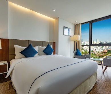 Phòng Premier Double với tầm nhìn ấn tượng