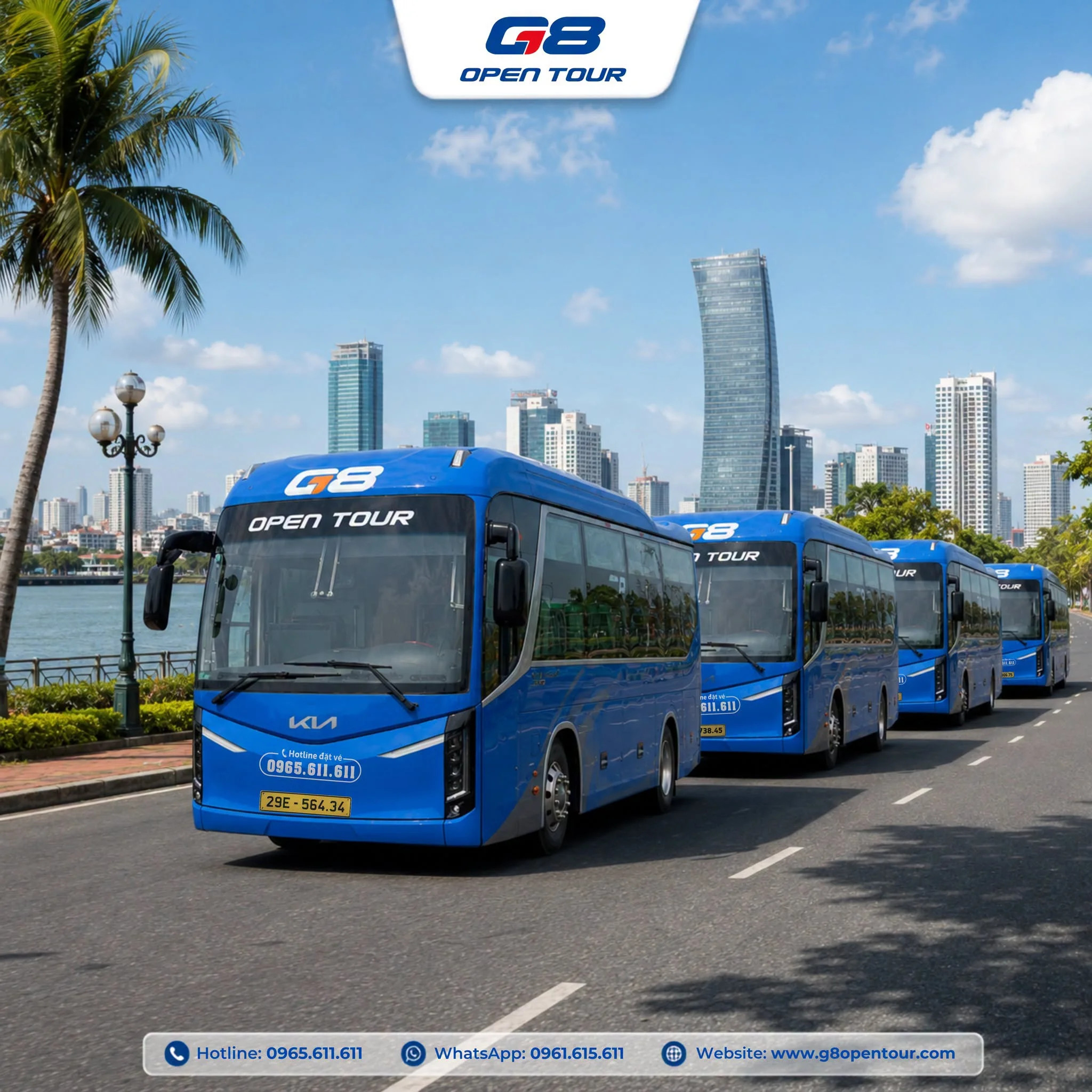 G8 Open Tour - Xe cabin 24 phòng