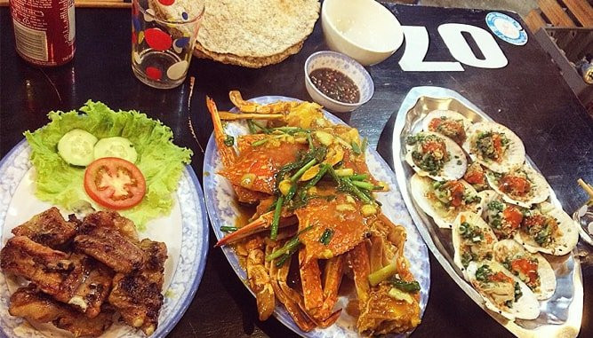 Đông Anh quán phục vụ đa dạng các món nhậu hải sản tươi ngon
